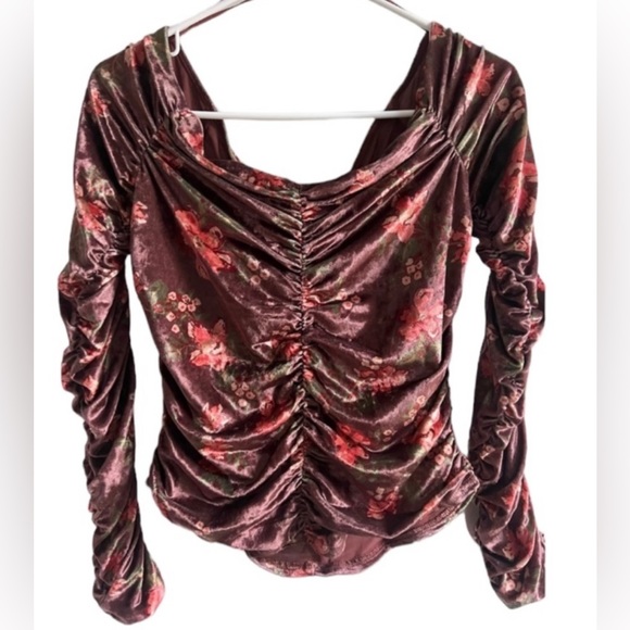 NWOT Free People Reina Off The Shoulder Top Size Large - Picture 5 of 5